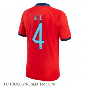 England Declan Rice #4 Borta Matchtröja VM 2022 Kortärmad